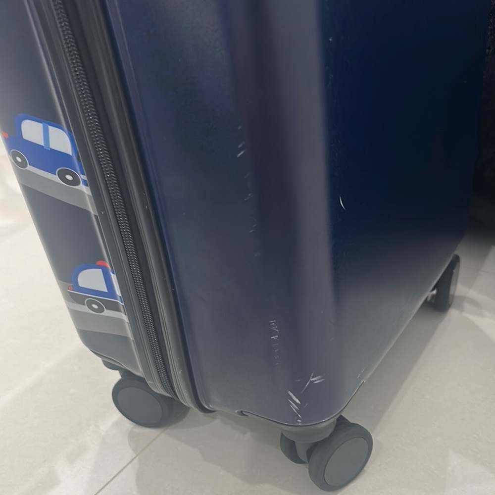 Kids Toy Vehicle Suitcase Set - Blue - Picture 5 of 7